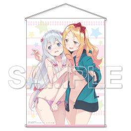 (MD) Eromanga Sensei Double suede Tapestry - Sagiri Izumi & Elf Yamada Maruhadaka!