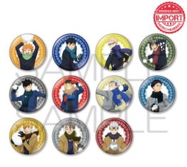 (Pre-Sale)(MD) Haikyu! Large Sparkly Tin Badge Collection Playing in the Snow Ver. (Total of 11 Types) Pack