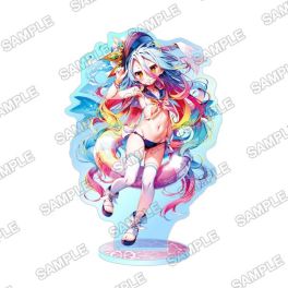 (Pre-Sale)(MD) MF Bunko J Summer School Festival 2024 Newly Drawn Tropical Acrylic Stand - No Game No Life Shiro