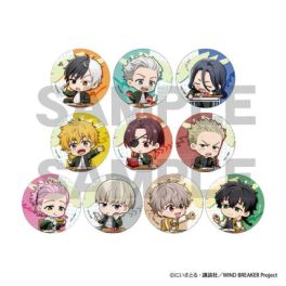 (Pre-Sale)(MD) WIND BREAKER Trading Button Badge Putikura Petit Classroom