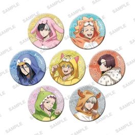 (PRE)(MD) WIND BREAKER Glittery Button Badge Pajama Party ver. (สุ่ม 1 ลาย)