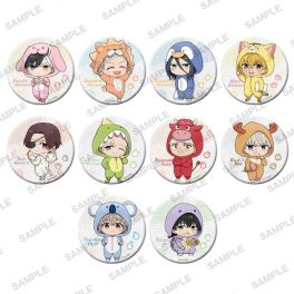 (PRE)(MD) WIND BREAKER Glittery Mini Character Button Badge Pajama Party ver. (สุ่ม 1 ลาย)